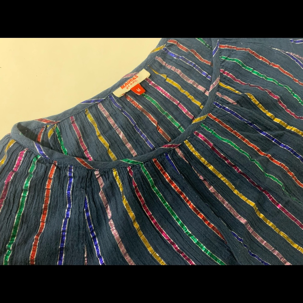 APC Madras shimmer dress